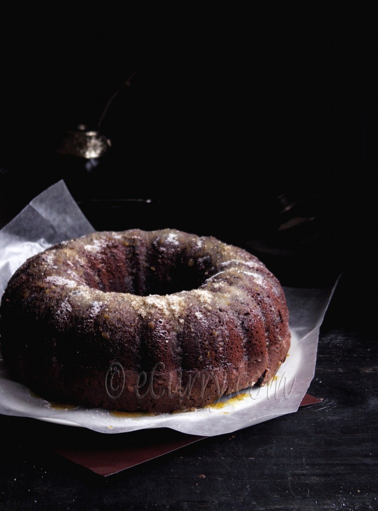 mocha rum cake