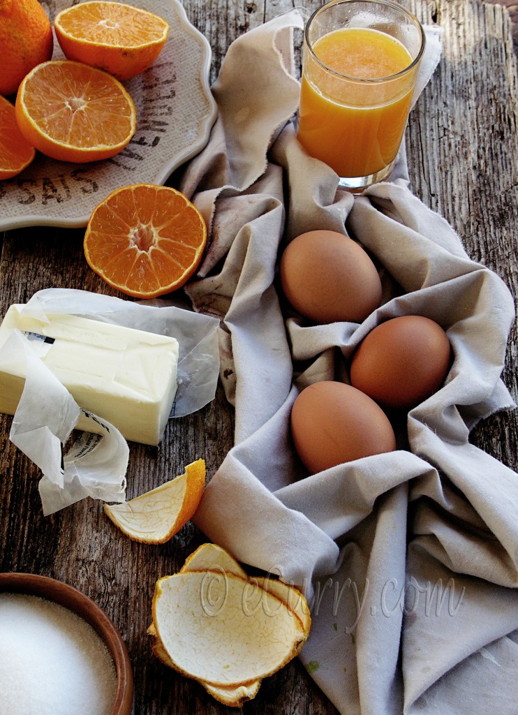 Clementine Curd ingredients