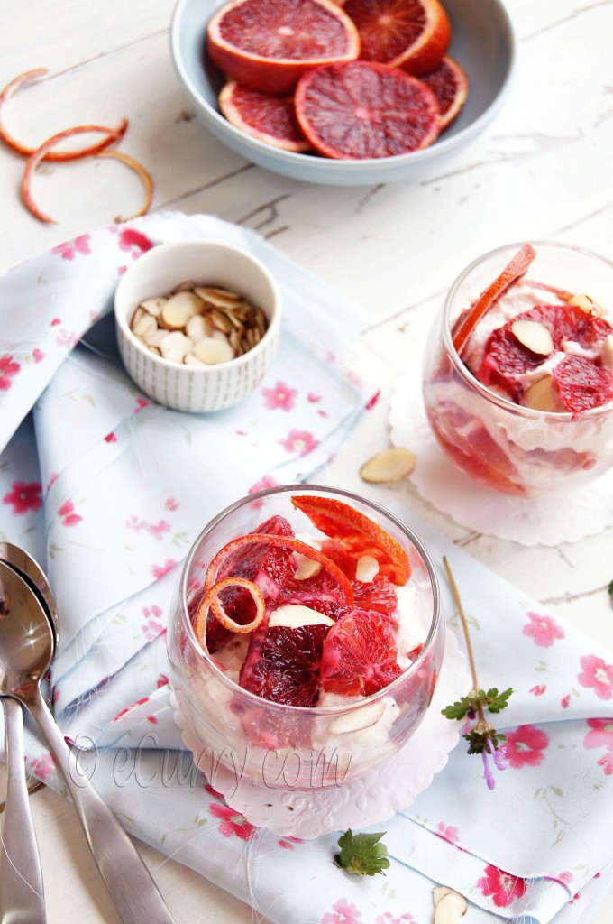 blood orange mousse