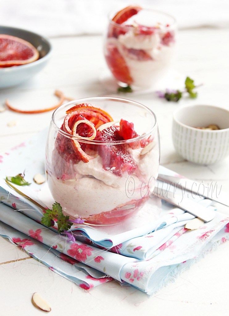 blood orange mousse