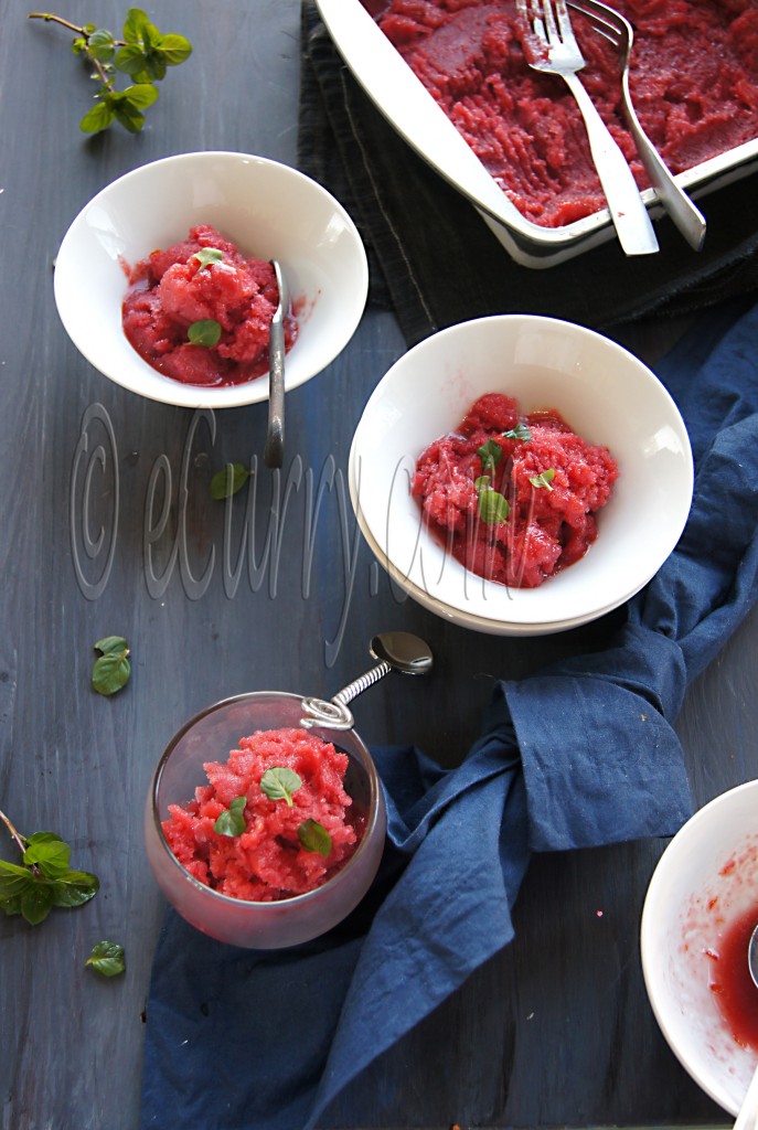 blood orange granita 