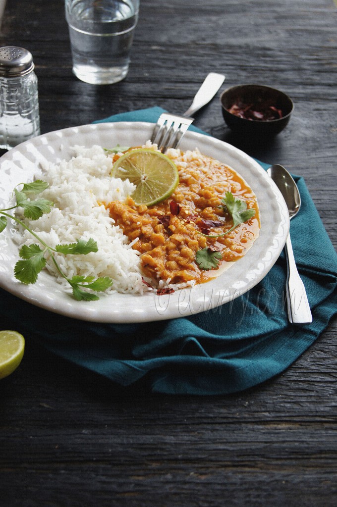 masala chana dal - spiced lentils