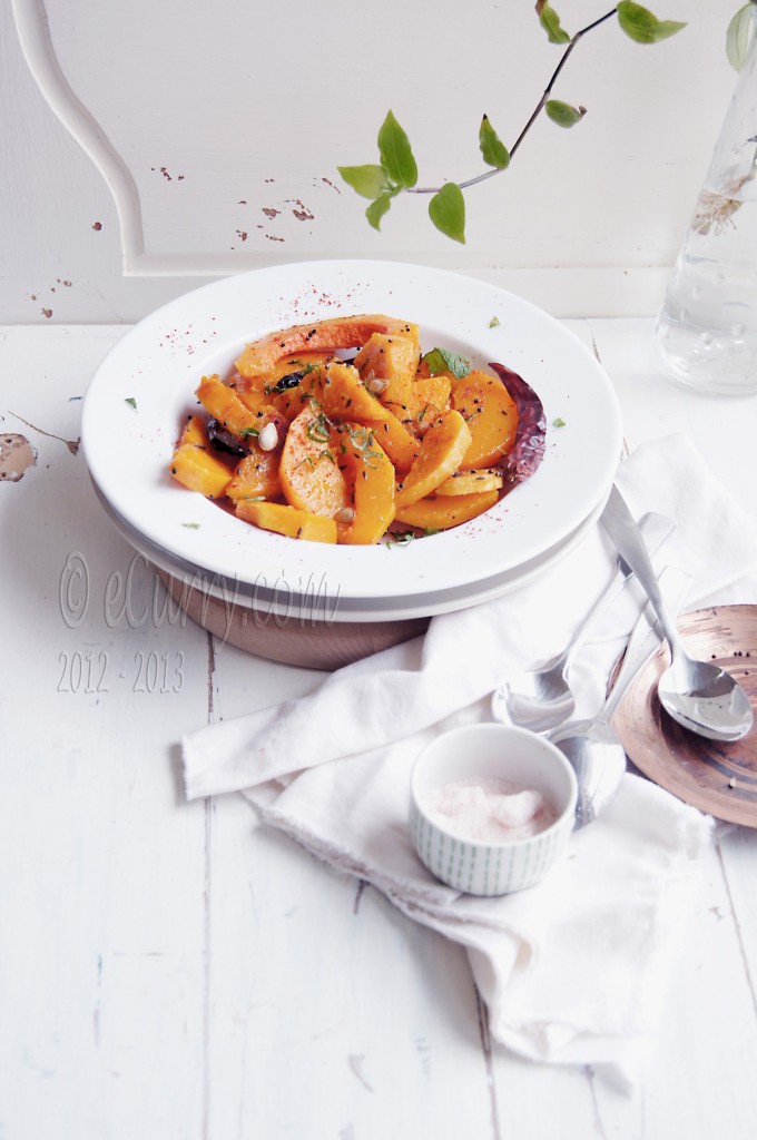 Stir fried pumpkin