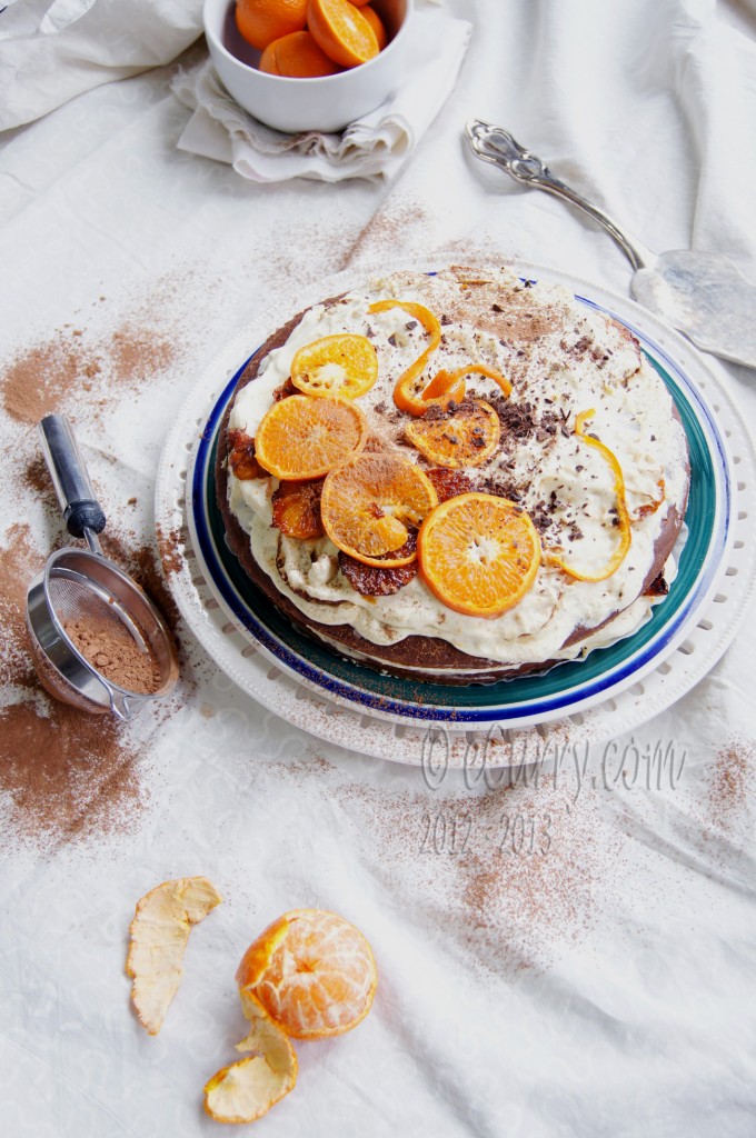 Oreange Chocolate Layer Cake