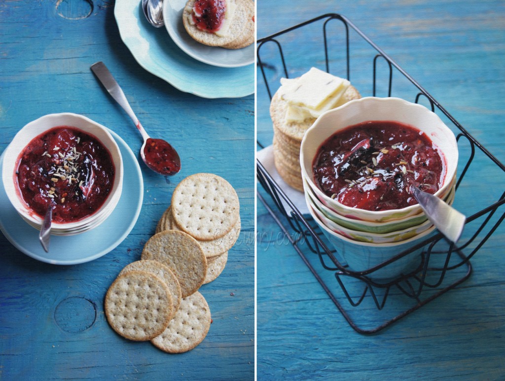 Spiced Strawberry Chutney Diptych 1