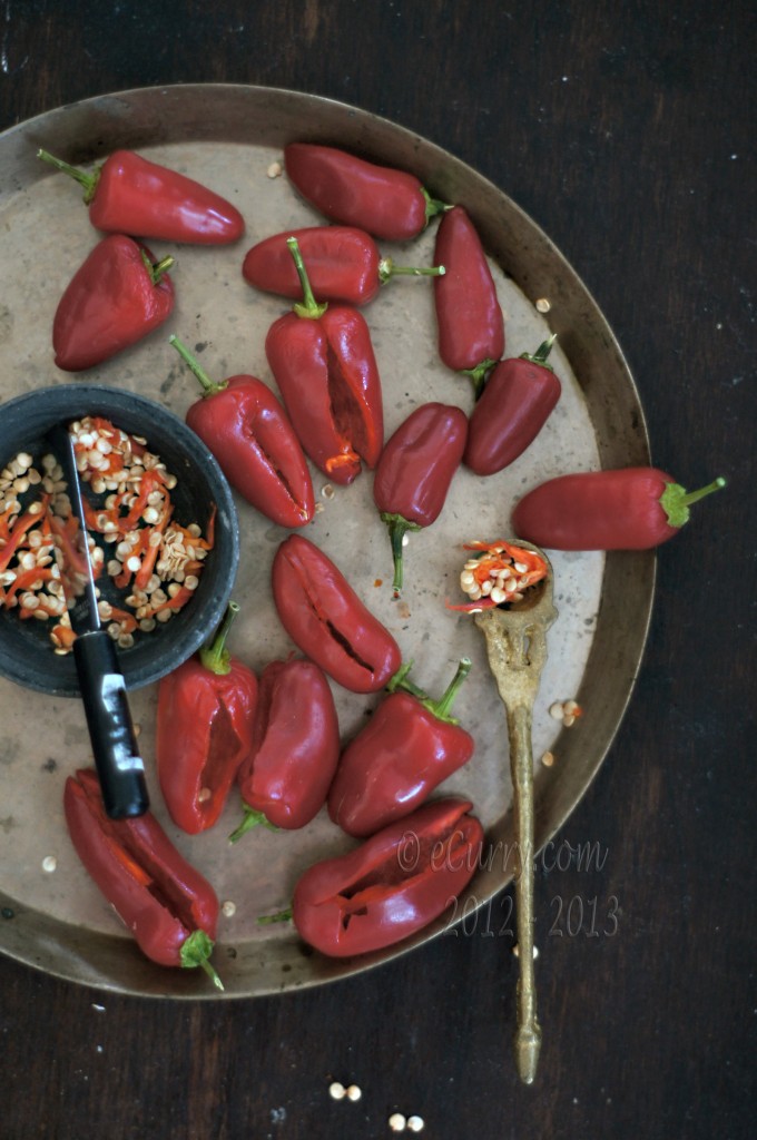 Laal-Mirch-Ka-Aachar-2 making pickle at home