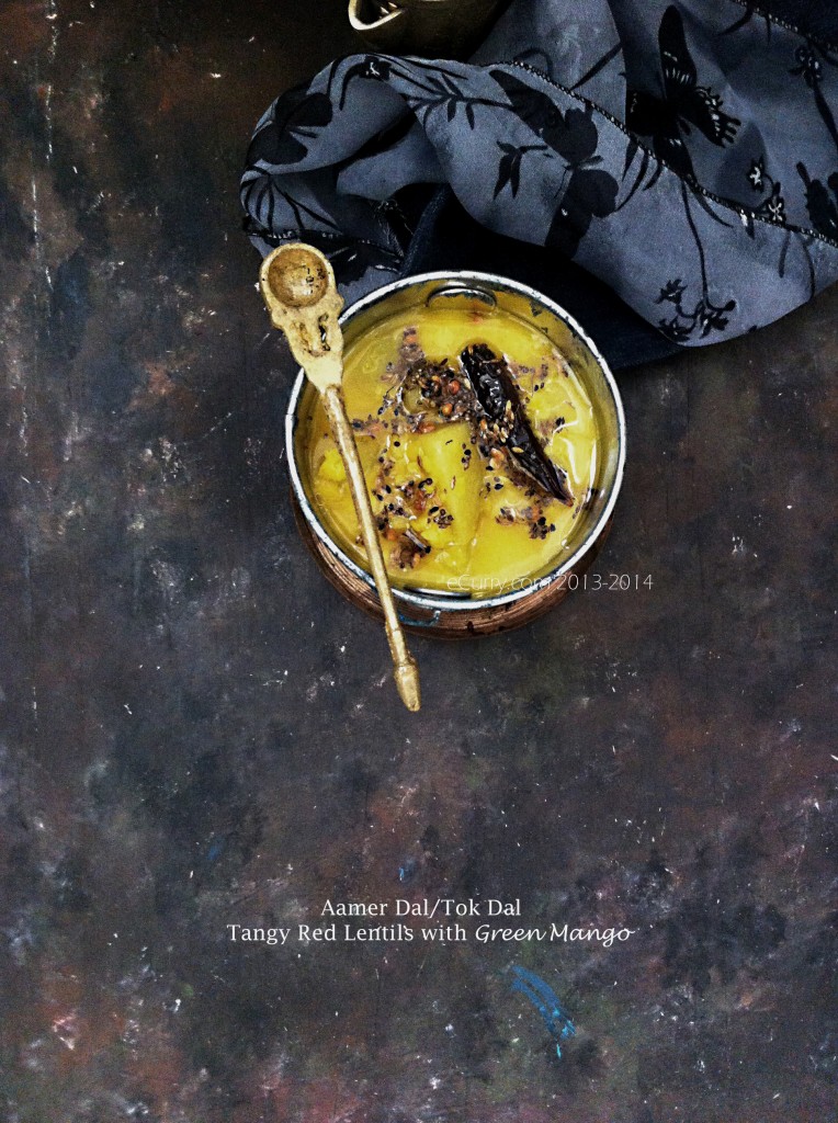 aamer dal/tok dal/red lentils with mango