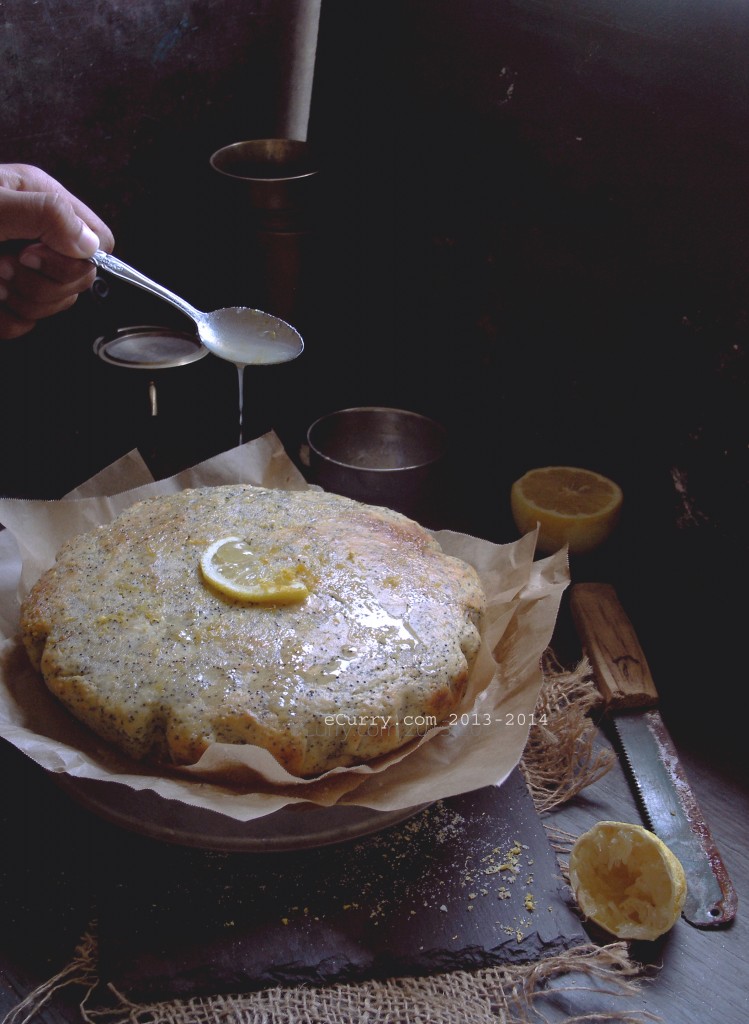 Lemon, Olive oil,  Poppy Seed Cake