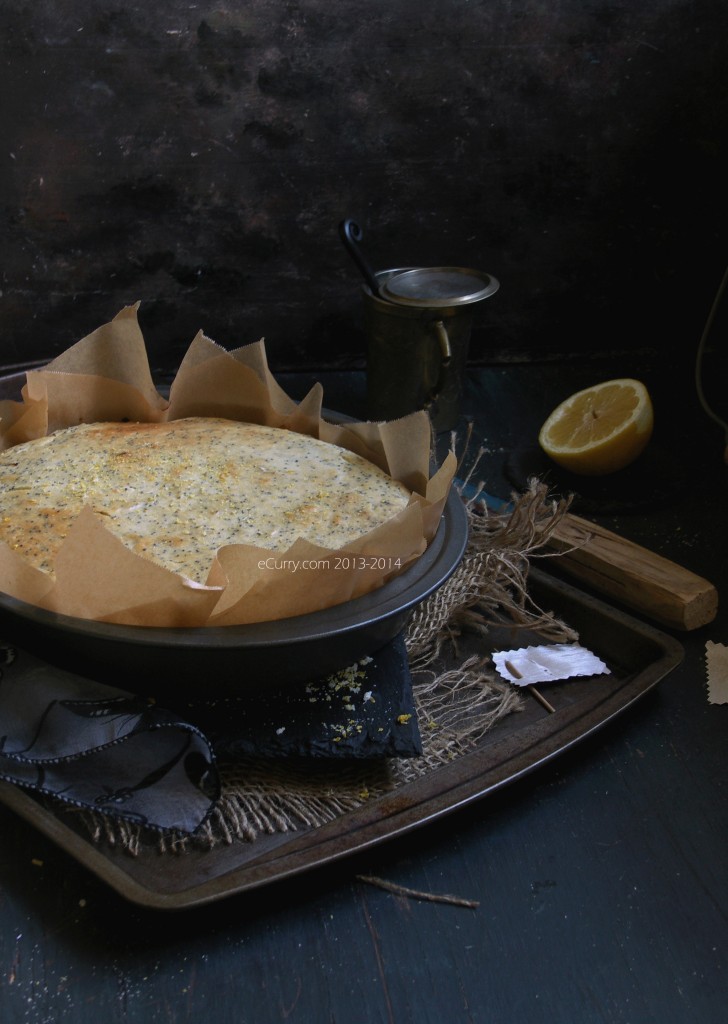 Lemon, Olive Oil, Poppy Seed Cake