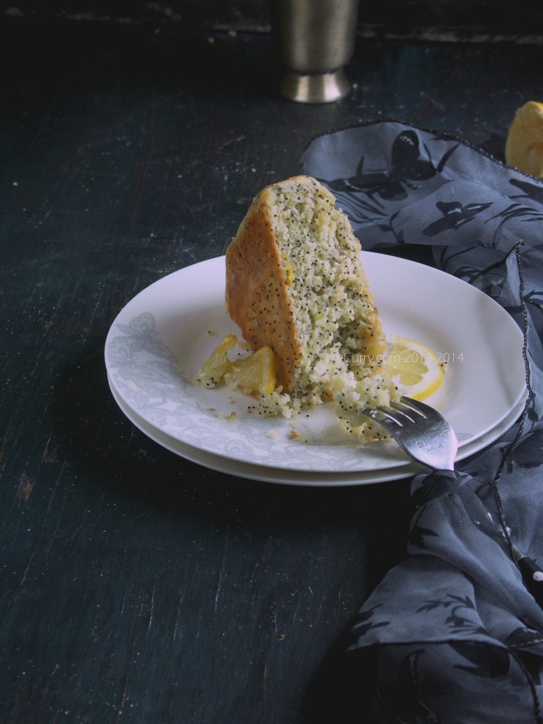 Lemon, Olive oil,  Poppy Seed Cake