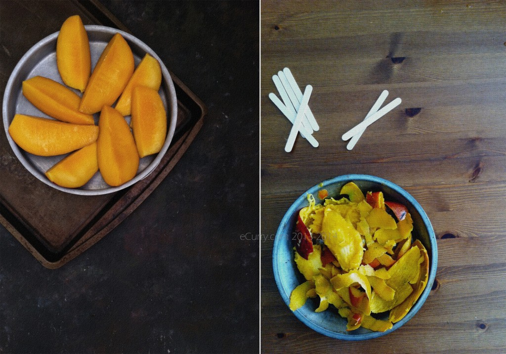 Mango Sorbet Diptych 1