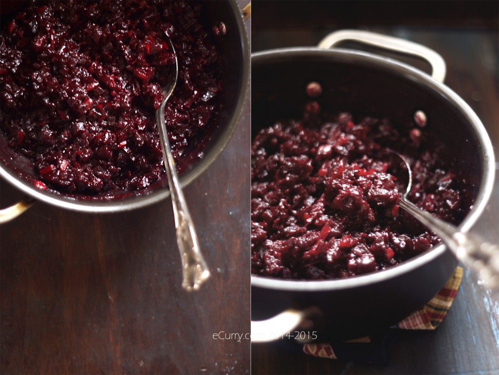 Beet halwa Diptych 2