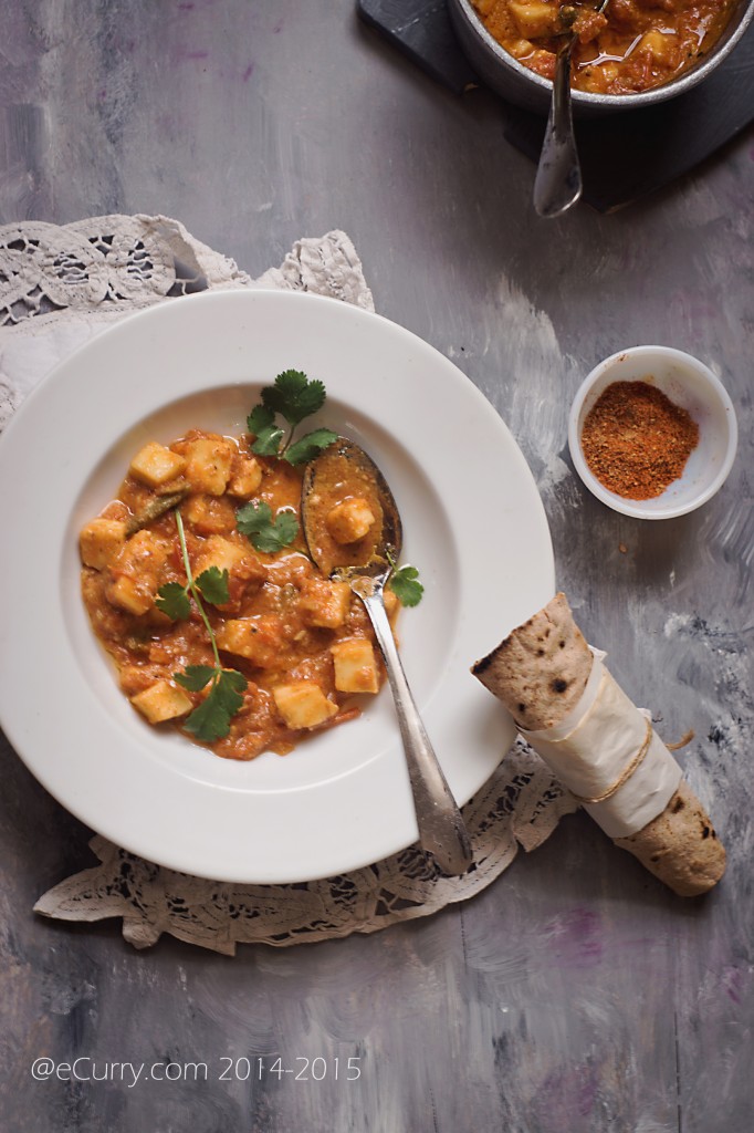 Paneer in Fennel Tomato Sauce 12