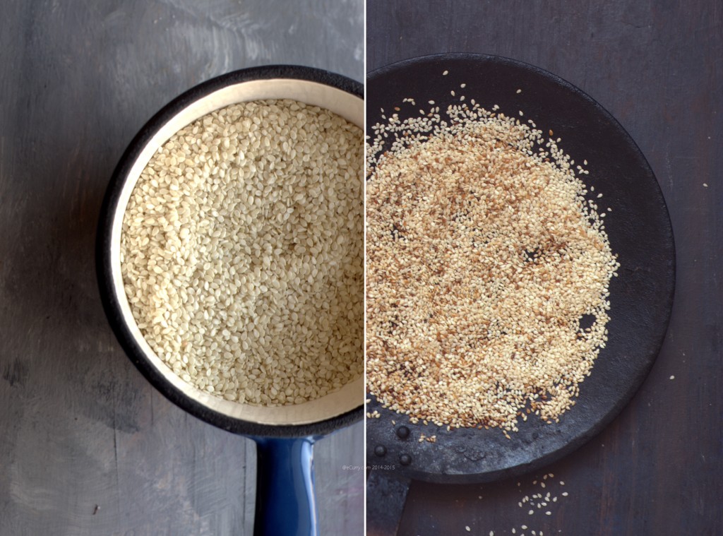 Sesame Seeds Diptych 1