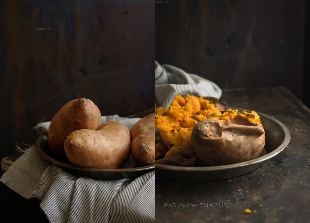 Sweet Potato Diptych 1