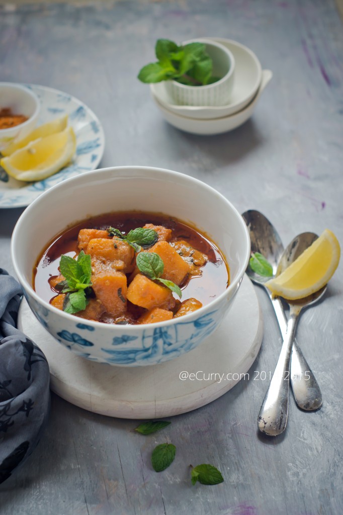 Butternut Squash with Harissa and Coconut Milk 4