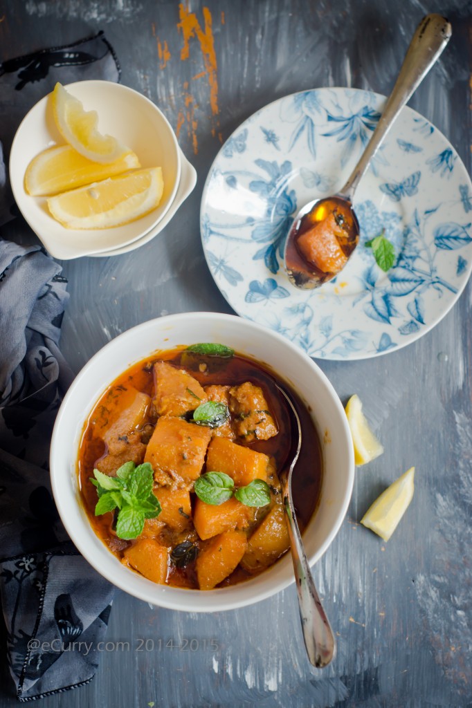 Butternut Squash with Harissa and Coconut Milk 7