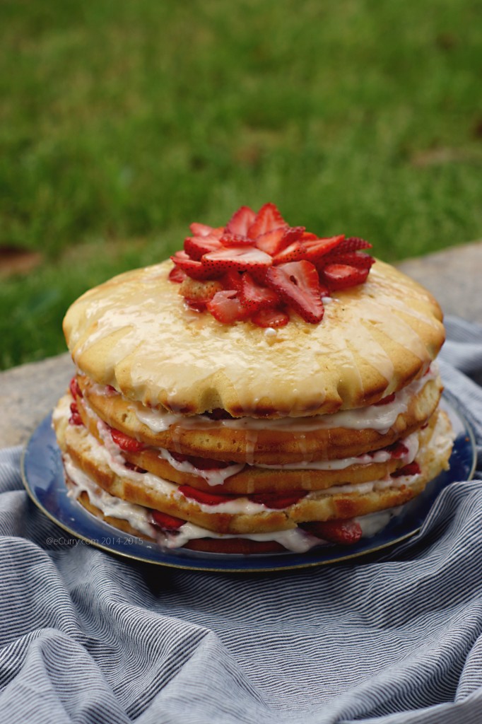 Strawberry lemon layer cake 9