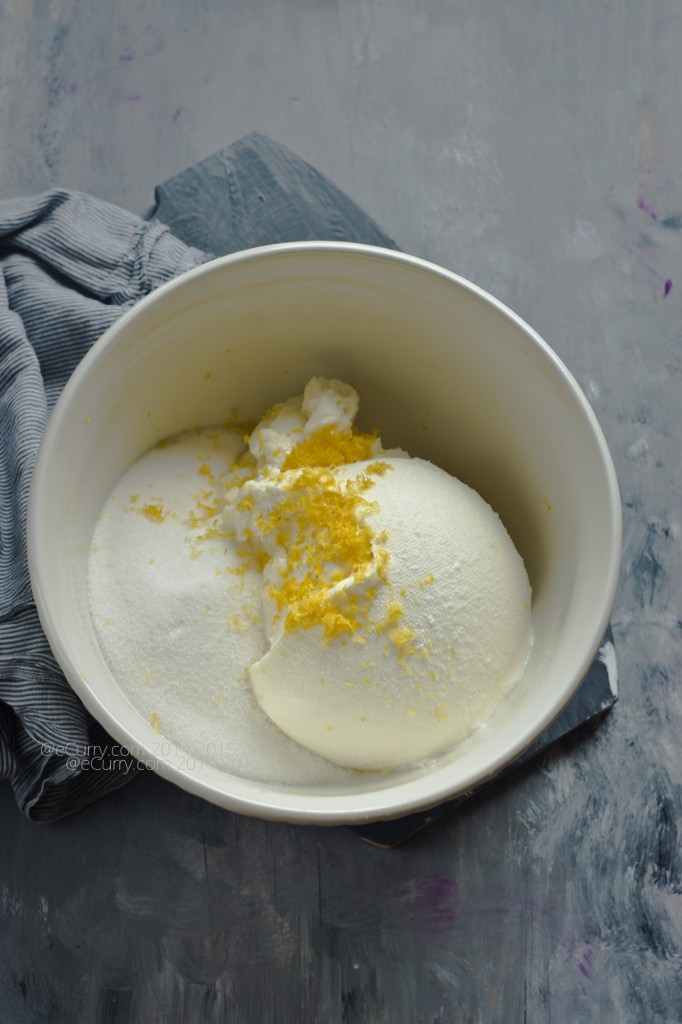 Yogurt and lemon zest 1