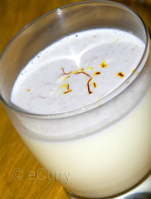 Saffron & Almond Milkshake