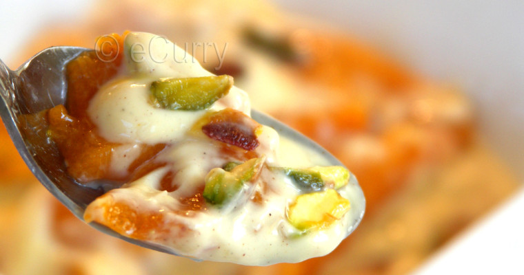 Sugar Grilled Mangoes with Saffron Yogurt & Nuts