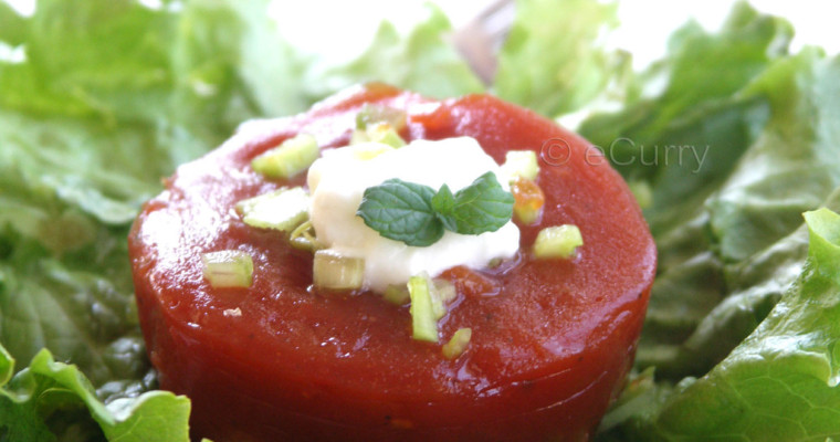 Jellied Tomato Salad