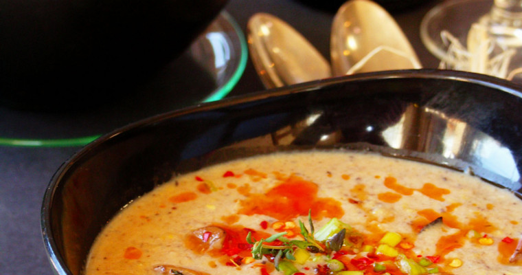 Garlic Mushroom Soup