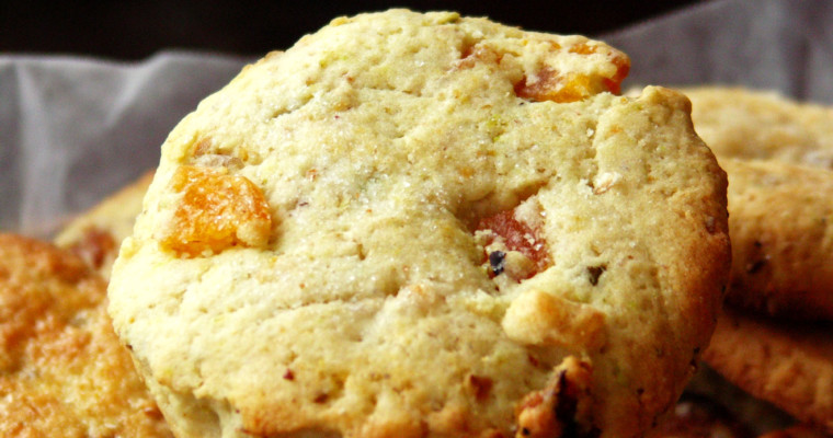 Apricot, Ginger, & Pistachio Scones