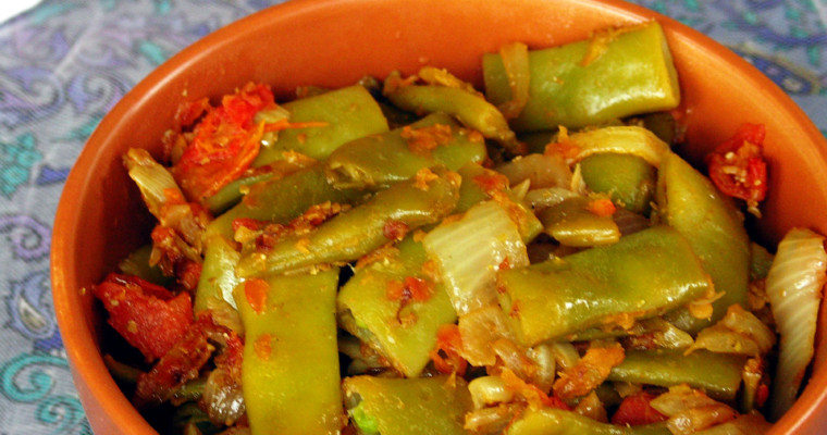 Green Beans with Coriander