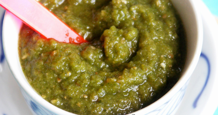 Mint, Coriander and Radish Chutney