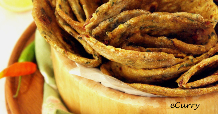 Garlic Chard Roti/Flatbread