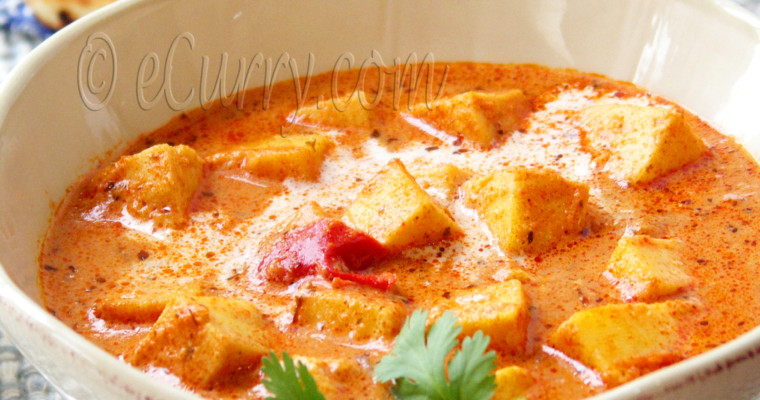 Paneer Makhani – Butter Paneer