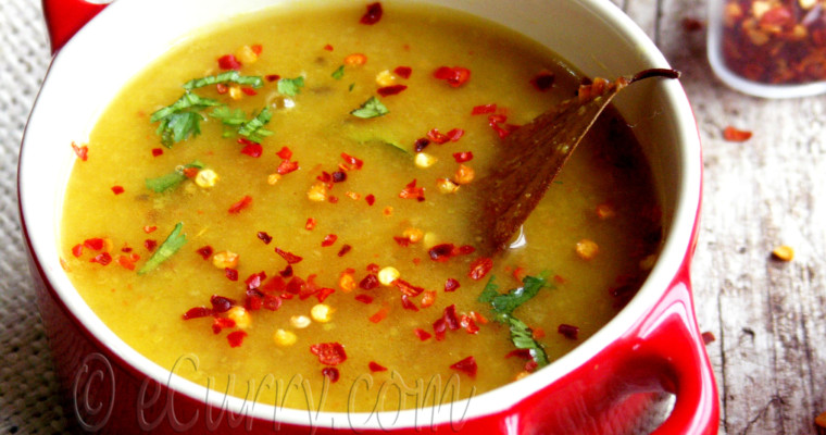 Bhaja Muger Dal/Roasted Mung Soup