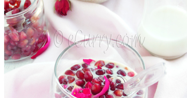 Quinoa Pudding with Rose and Pomegranate