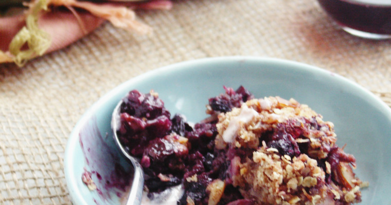 A Berry Nutty Crisp