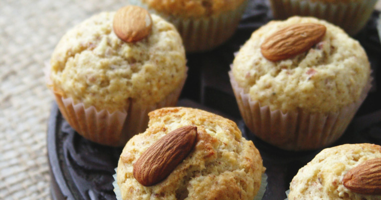 Orange Scented Almond Poppy Seed Muffins