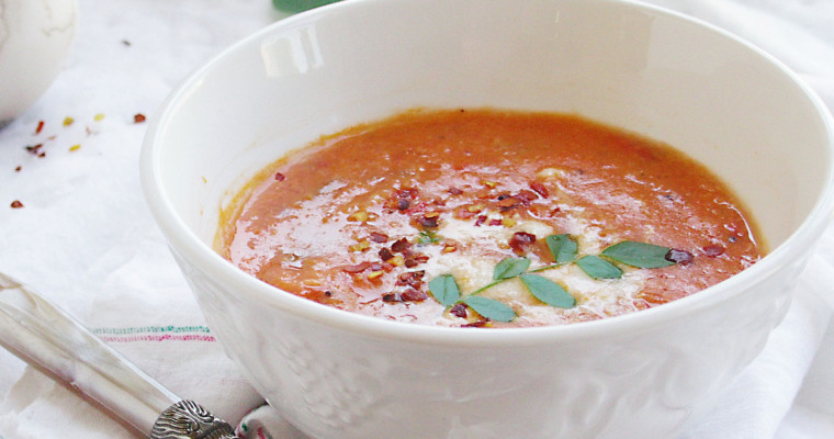 Light Tomato Coconut Soup