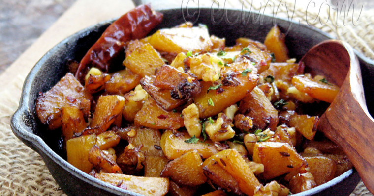 Balsamic Glazed Pumpkin with Walnuts