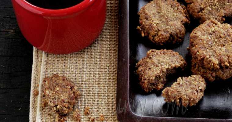 Spiced Walnut Date and Chocolate Cookies