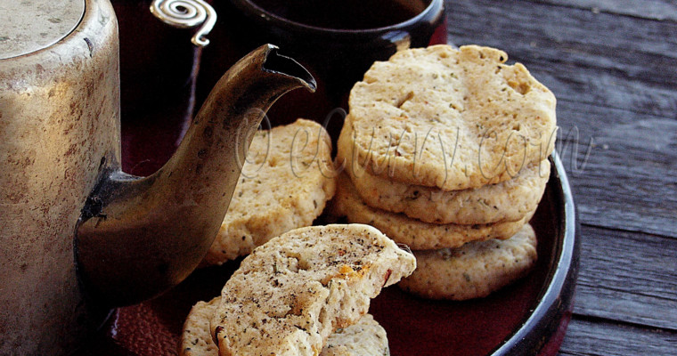 Almond, Rosemary & Pepper Crackers for Sandhya’s Kitchen