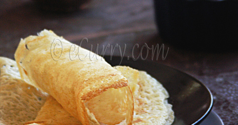 Dosa – Rice and Lentil Crepes