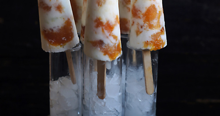 Peach, Lime and Coconut Pops for Collaborative Curry