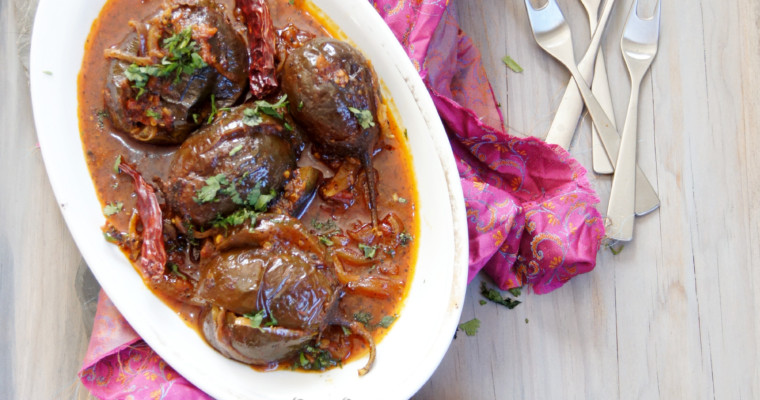 Achari Baingan: Eggplant with Pickling Spices