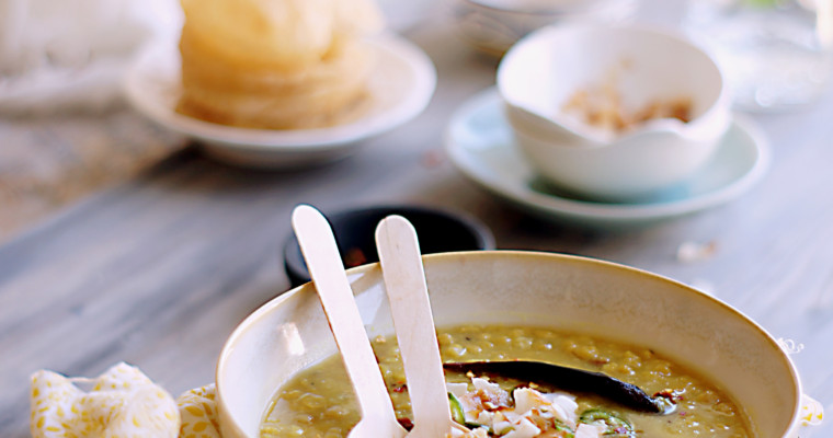 Bengali Cholar Dal: Lentils with Coconut and Spices