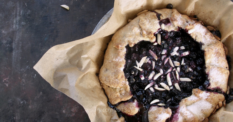 Summer Berry Galette with Toasted Almonds