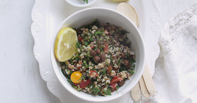 Tabbouleh with Brown Chickpeas