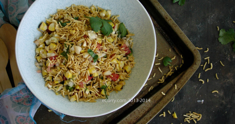 Roasted Corn and Peanut Chaat/Indian Salad