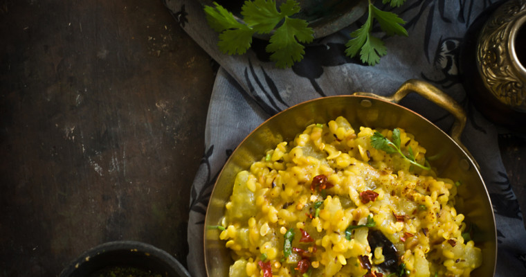 Chaal Kumro Diye Muger Dal: Ash Gourd/Winter Melon with Yellow Mung