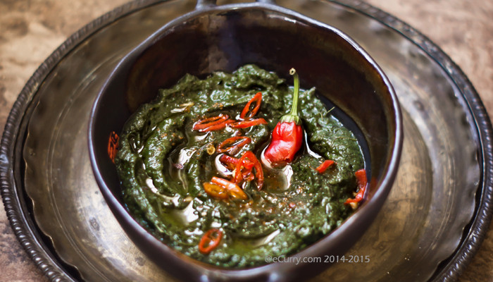 Kumro/Lau Pata Bata: Spiced Pumpkin/Gourd Leaf Paste